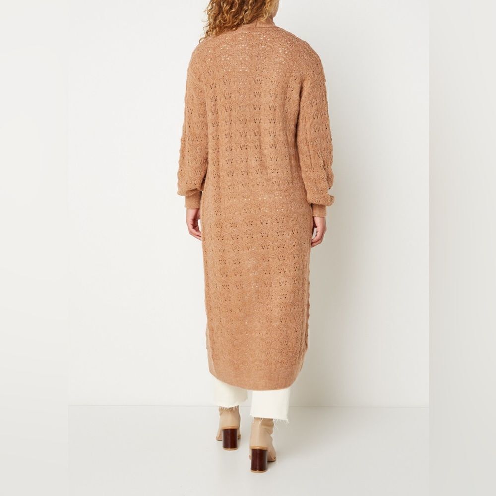 Mango Openwork Long Cardigan New - Picture 4 of 8
